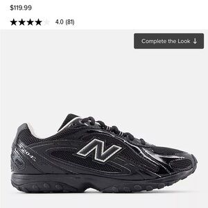 New Balance 204L Black and Gray Running Shoes